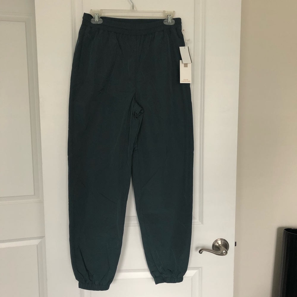 Good American Shine Track Pants Orion Blue